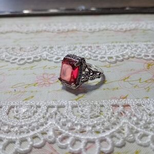 Pink Gemstone Statement Ring